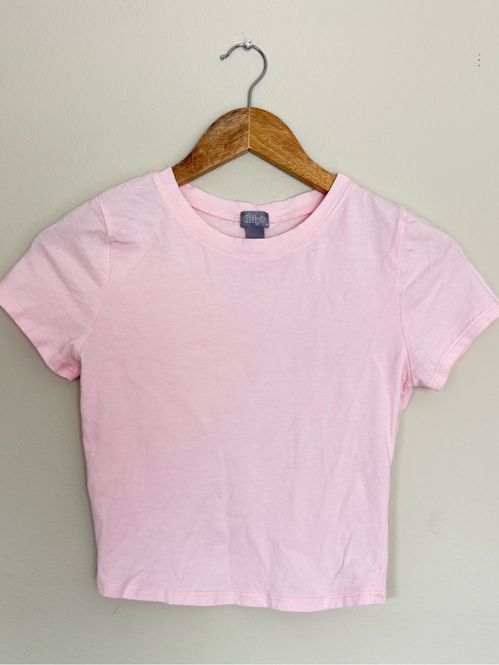 Baby doll Light Pink Crewneck t shirt